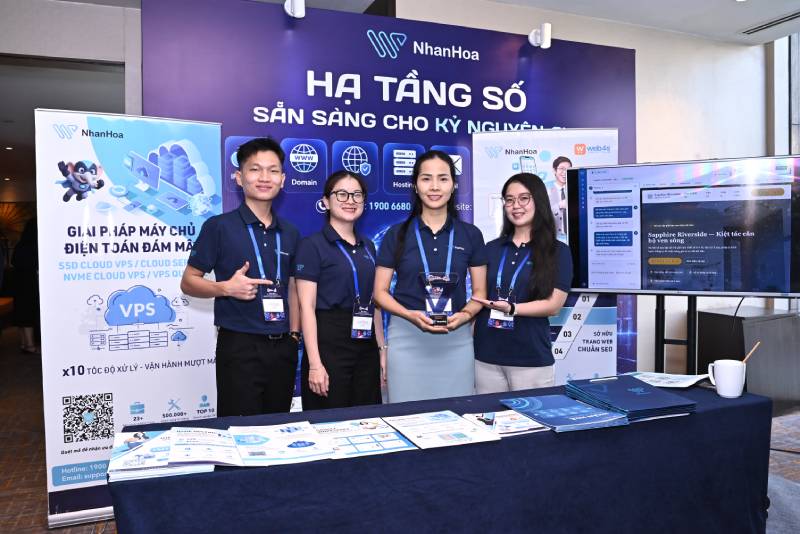 Nhân Hòa mang AI Chatbot, AI Landingpage, AI Agent đến VIC 2026