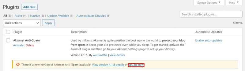 Update Plugin Wordpress như thế nào?