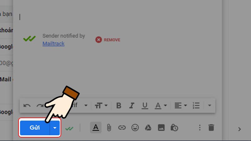 Cách dùng Mailtrack để theo dõi email đã gửi