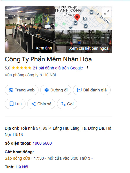 Thêm thông tin vào danh sách doanh nghiệp Google Maps