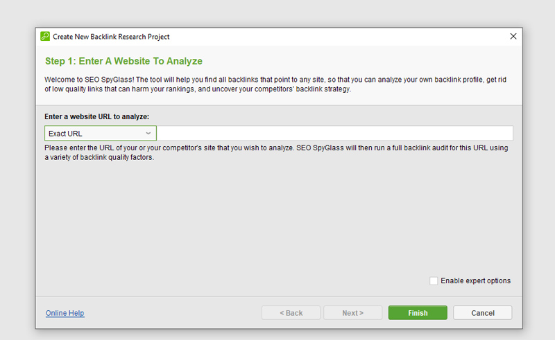 SEO SpyGlass – Check backlinks của SEO Powersuite