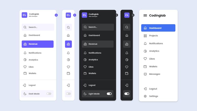 Các vị trí đặt sidebar tốt nhất cho website