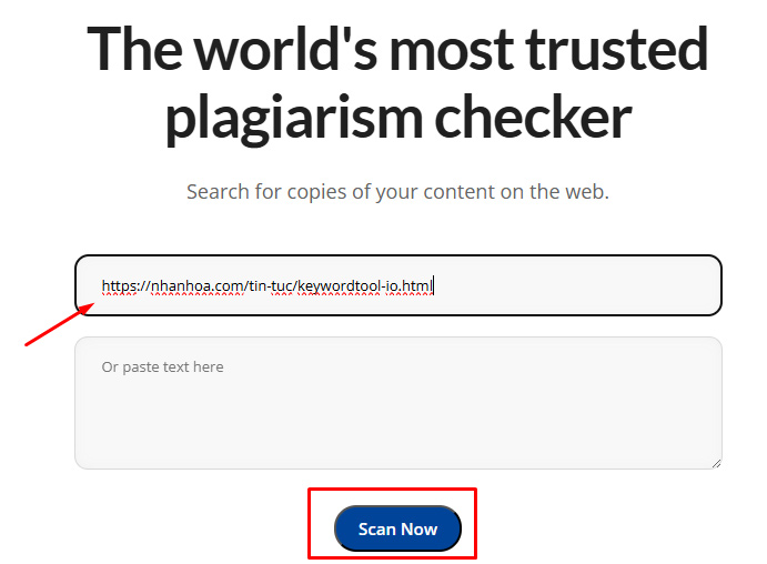 Copyscape cách sử dụng