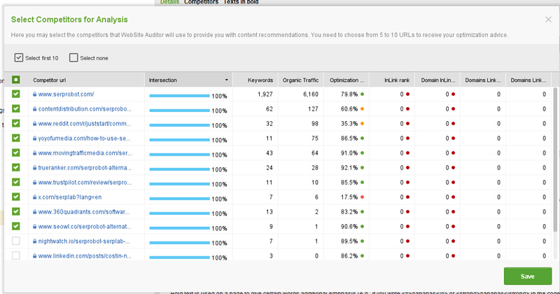 Website auditor