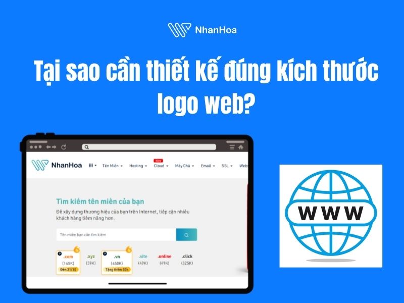 kích thước logo web