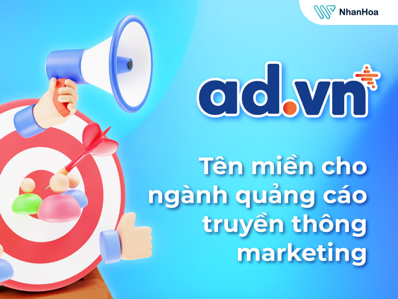 .AD.VN - Tên miền cho ngành quảng cáo - truyền thông - marketing | Advertising, Ad Creative, Ad Analytics, Ad Platform