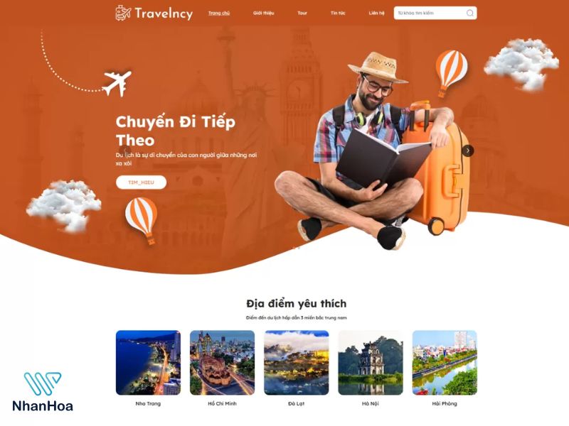 thiết kế web du lịch tại Hà Nội