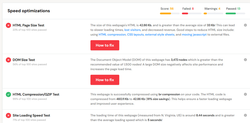 SEO Site Checkup