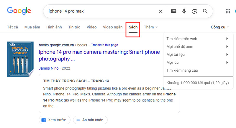 tính năng SERP Features