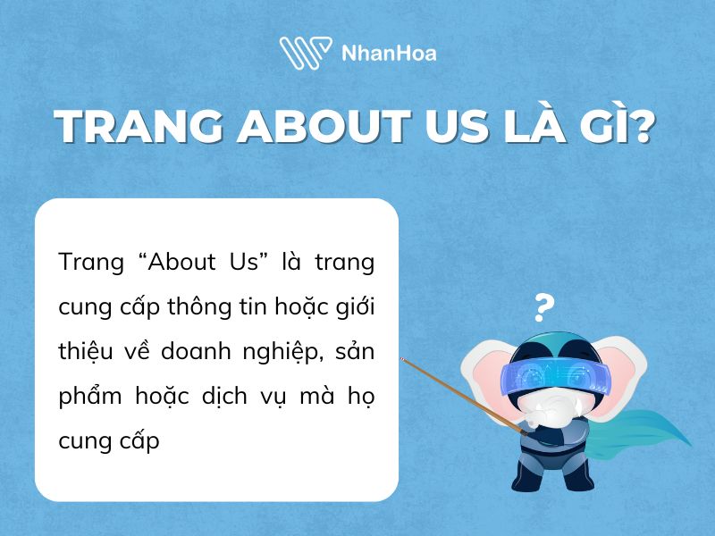 Trang about us là gì?