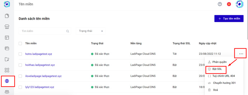 Cách trỏ tên miền về Ladipage nhanh chóng [KHÔNG LỖI]