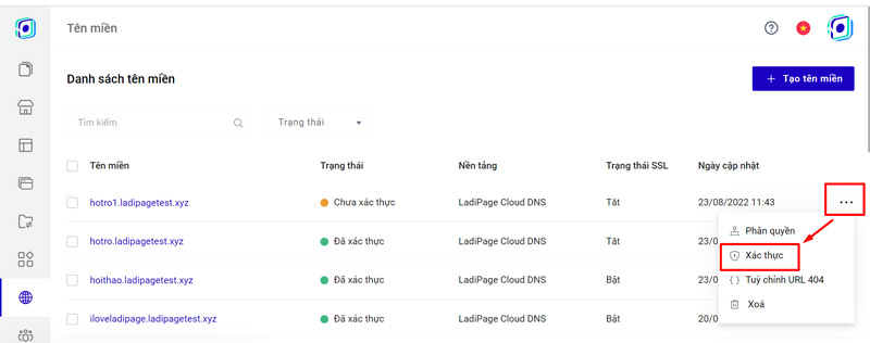 Cách trỏ tên miền về Ladipage nhanh chóng [KHÔNG LỖI]