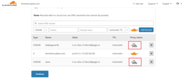 Cách trỏ tên miền về Ladipage nhanh chóng [KHÔNG LỖI]