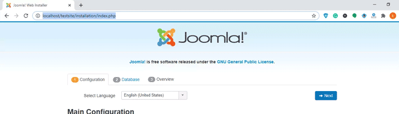 Hướng dẫn cài đặt Joomla