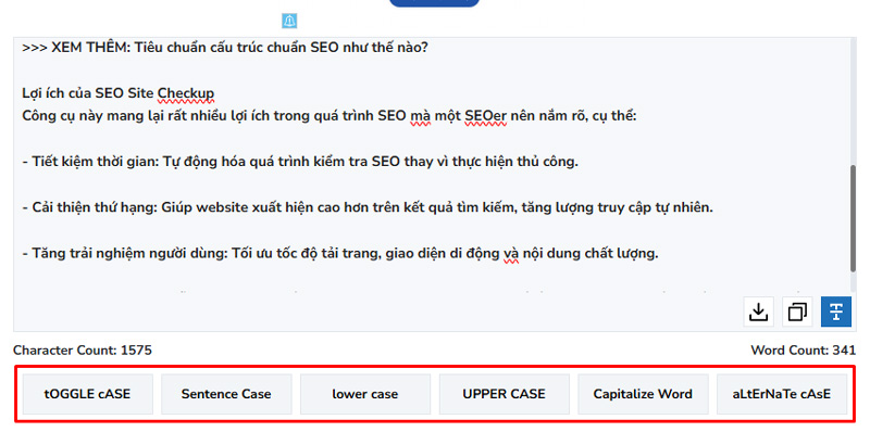 Small seo tool