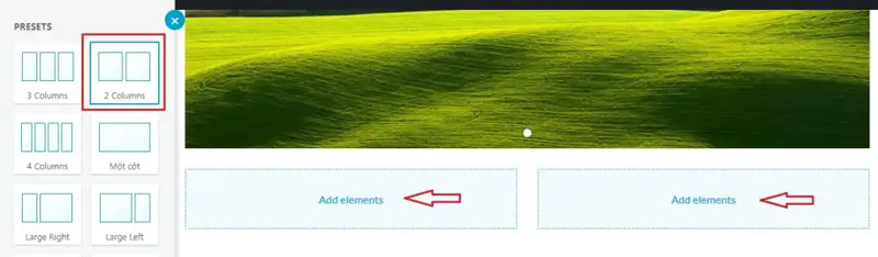 Chia cột trong Flatsome