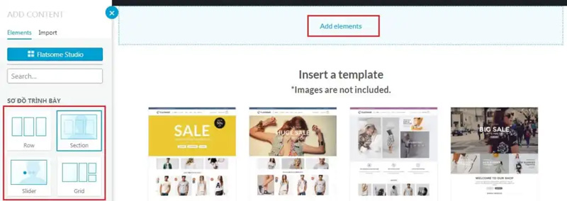 Thêm Slider trong Flatsome
