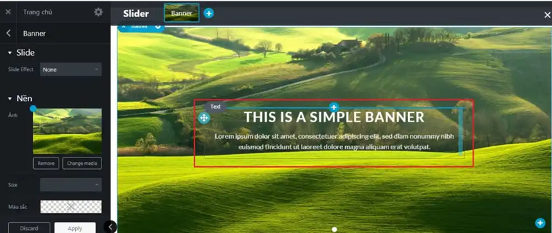 Thêm Slider trong Flatsome