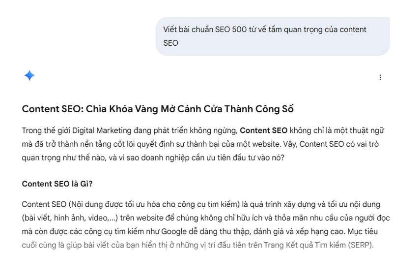 Viết content bằng AI