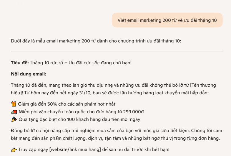 Viết content bằng AI