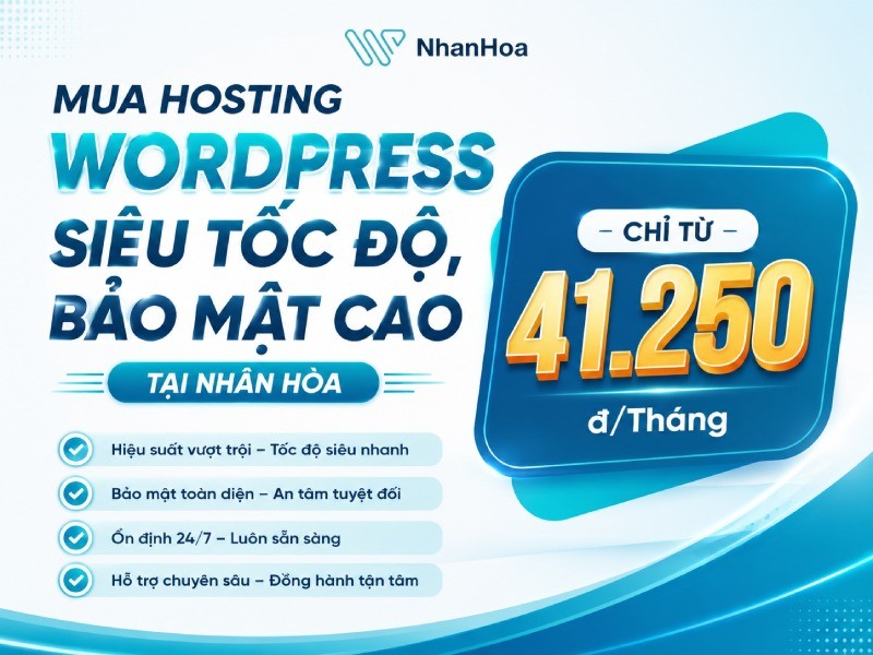 Wordpress hosting Nhân Hòa