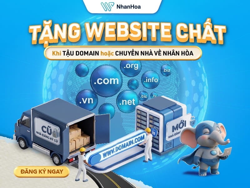 TẬU DOMAIN - CHUYỂN NHÀ - NHẬN QUÀ XỊN