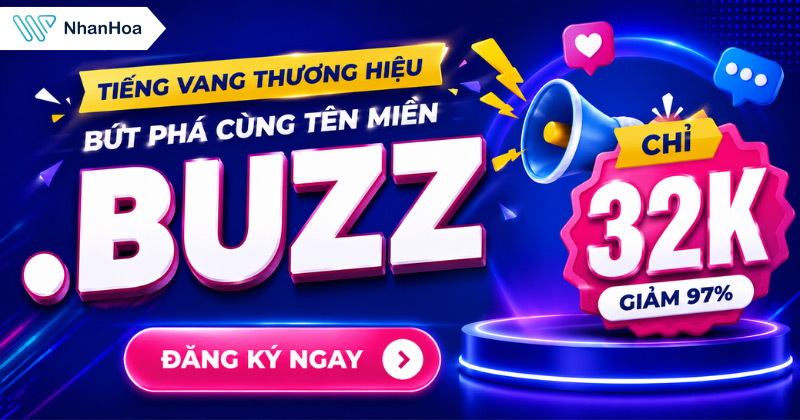 Tên miền .BUZZ – Tạo sức lan tỏa cho thương hiệu