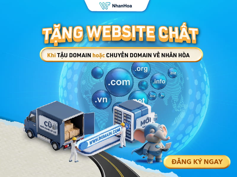 TẬU DOMAIN - CHUYỂN NHÀ - NHẬN QUÀ XỊN