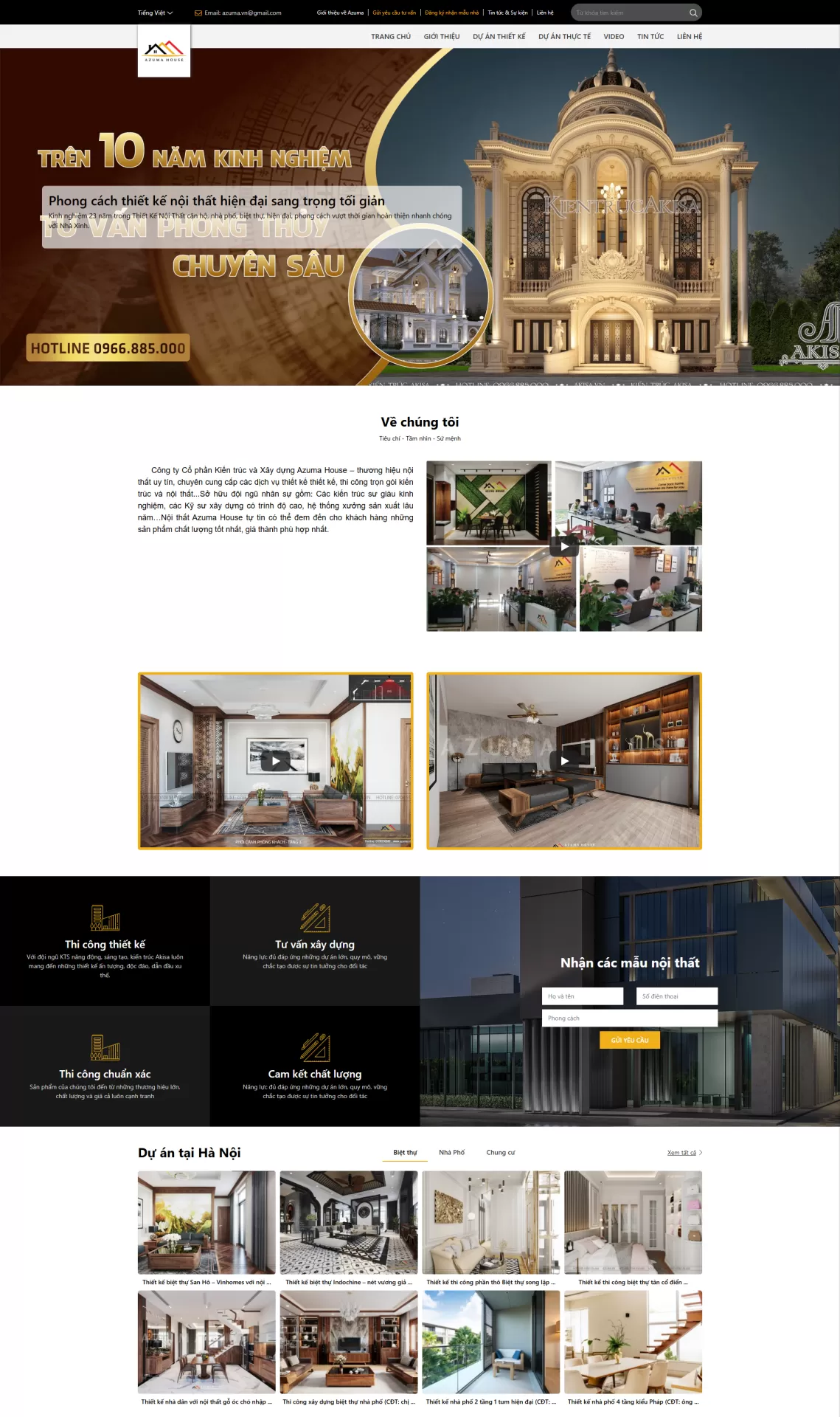 Mẫu Website Bất động sản 04