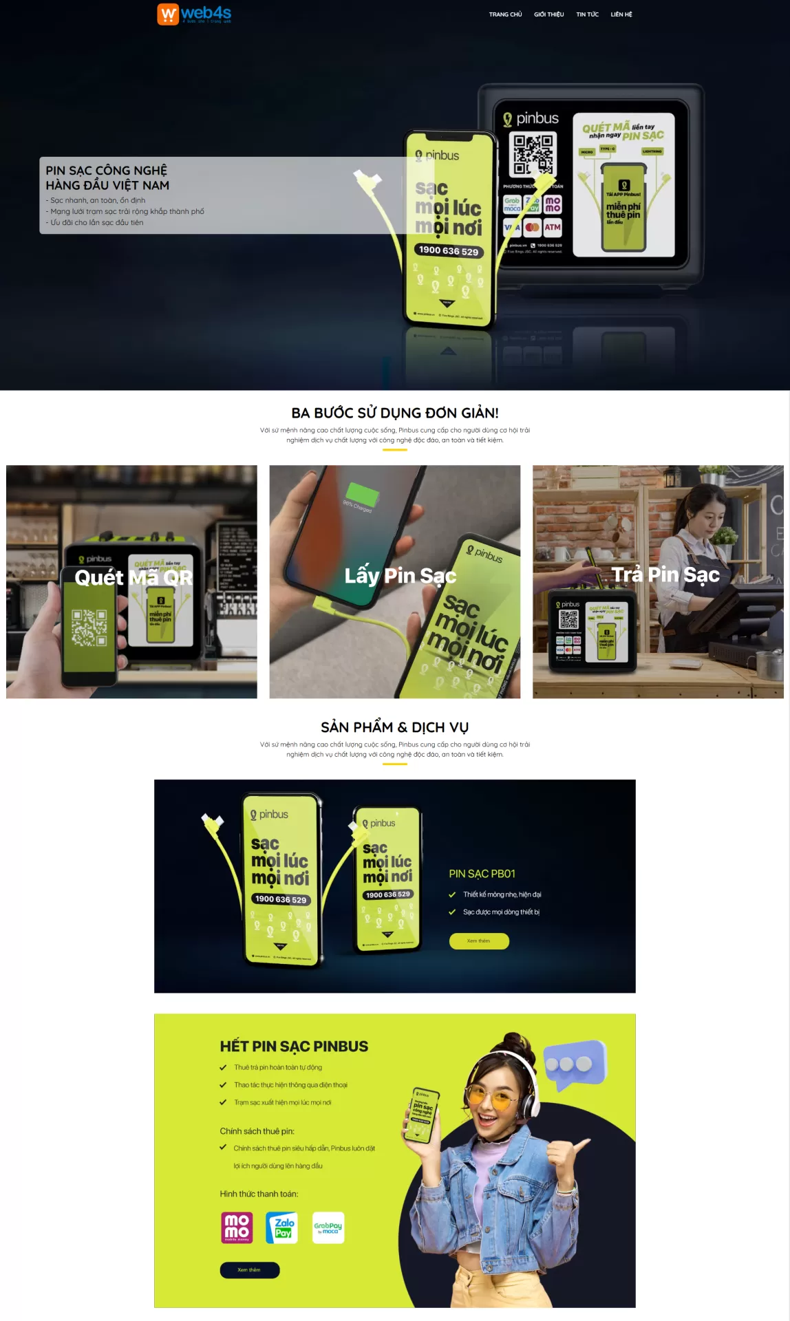 Mẫu Website Điện máy 02