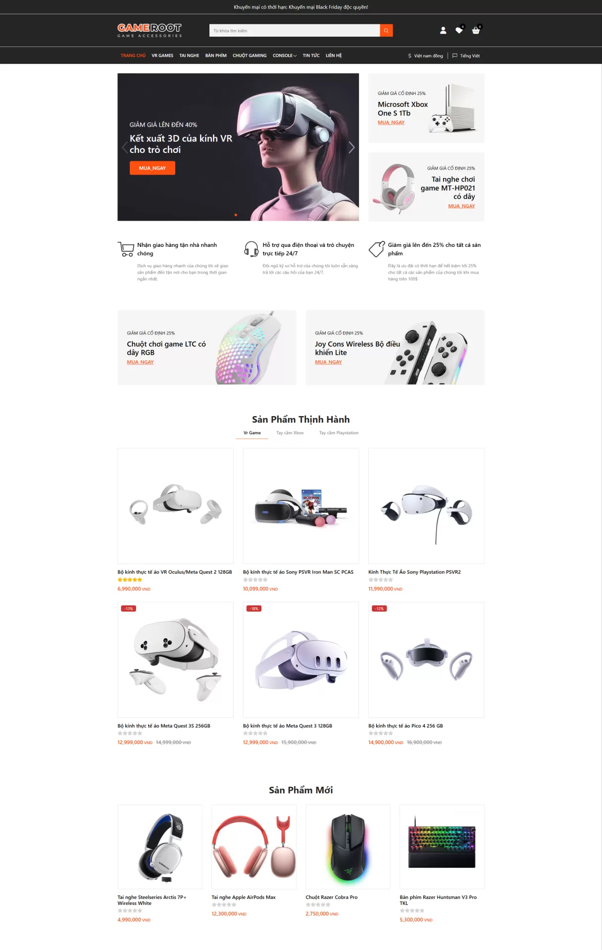 Mẫu Website Điện máy 10