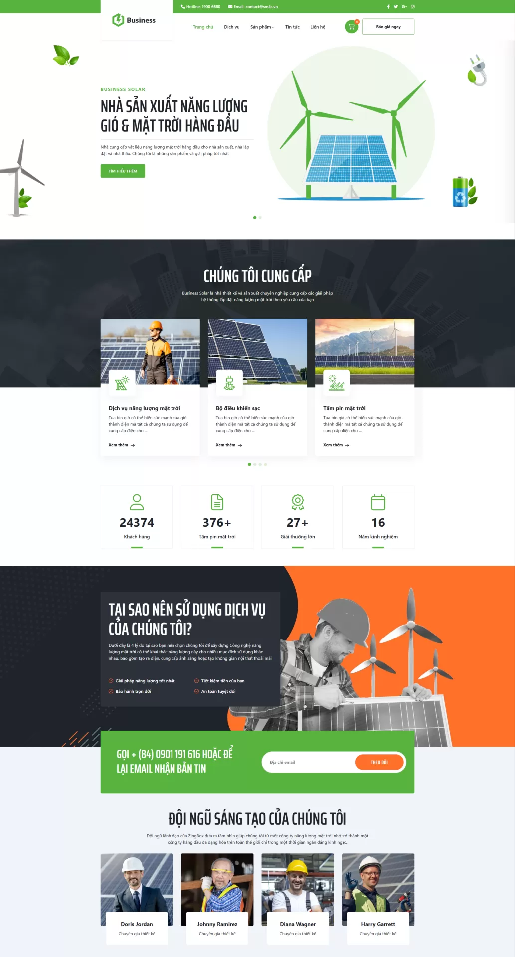 Mẫu Website Doanh nghiệp 05