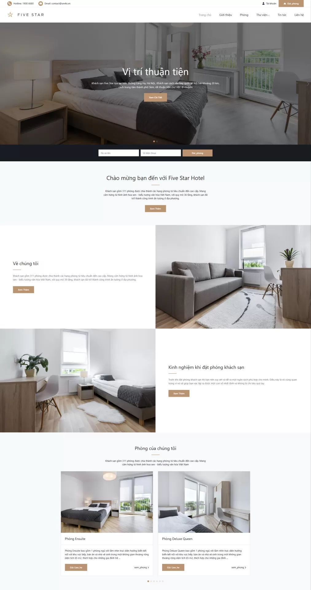 Mẫu Website Du lịch 04