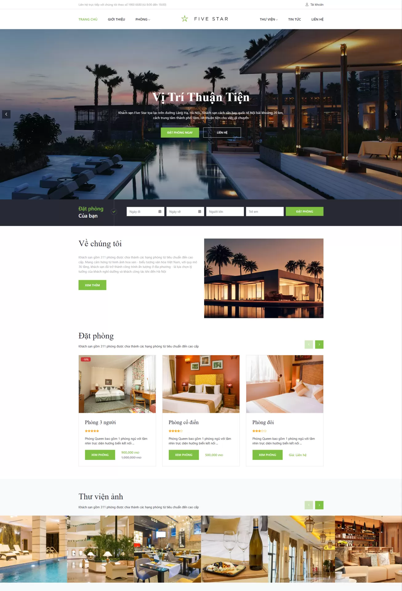 Mẫu Website Du lịch 08
