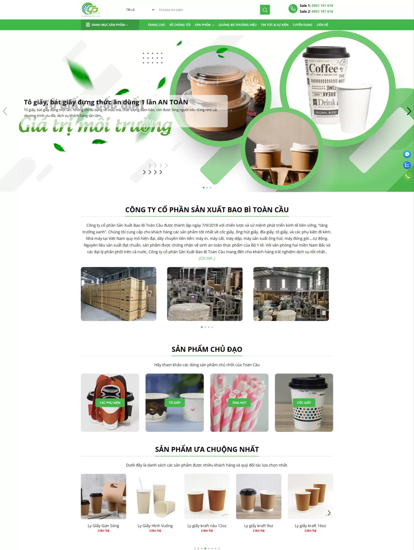 Mẫu Website Đồ Gia Dụng 01