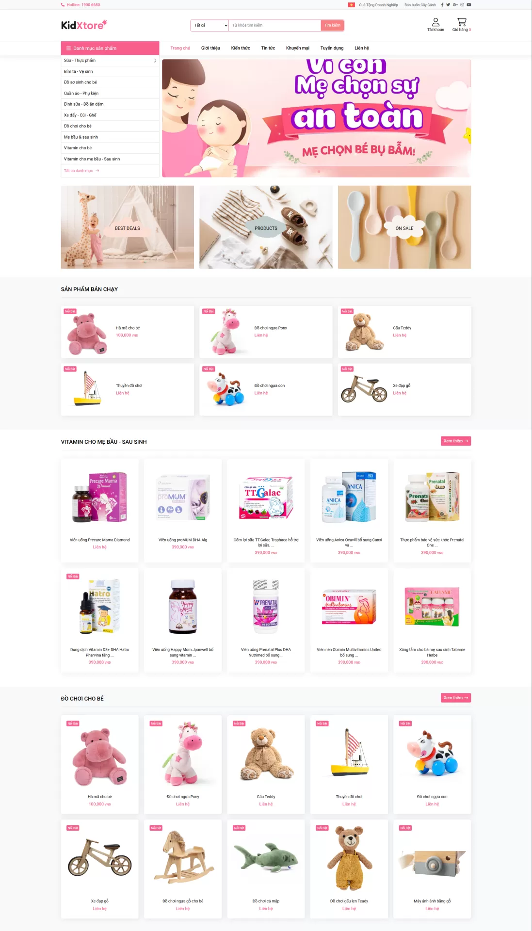 Mẫu Website Đồ Gia Dụng 02