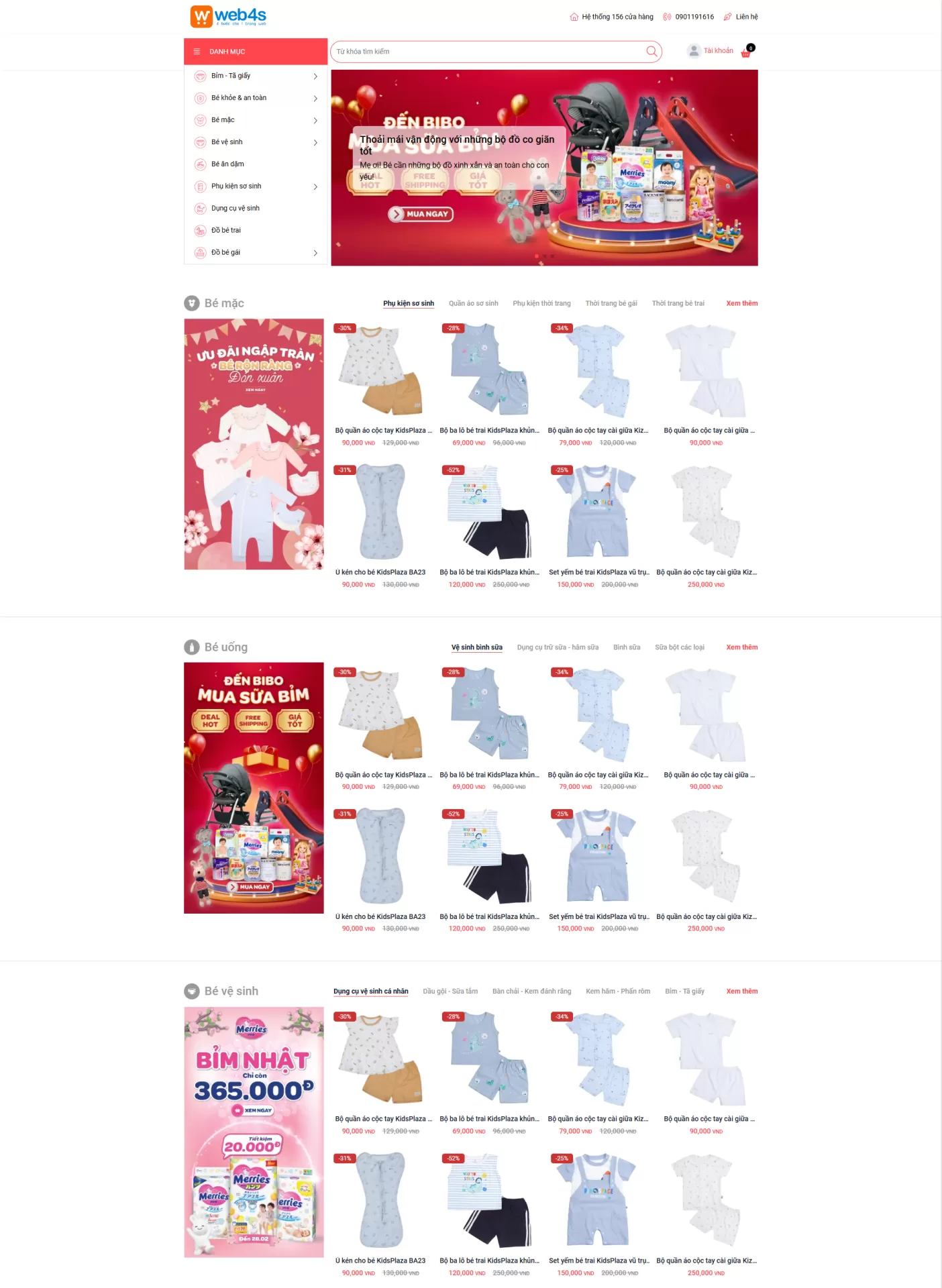 Mẫu Website Đồ Gia Dụng 03