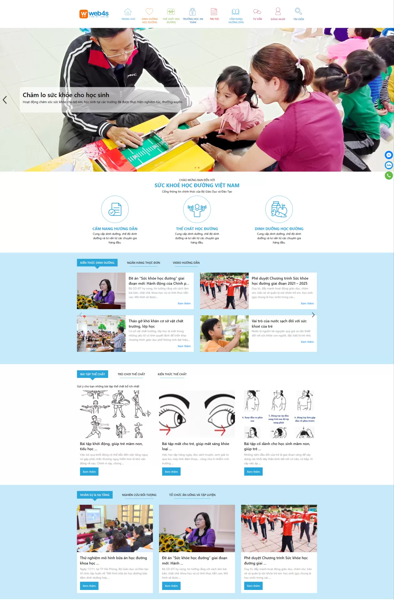 Mẫu Website Giáo dục 02