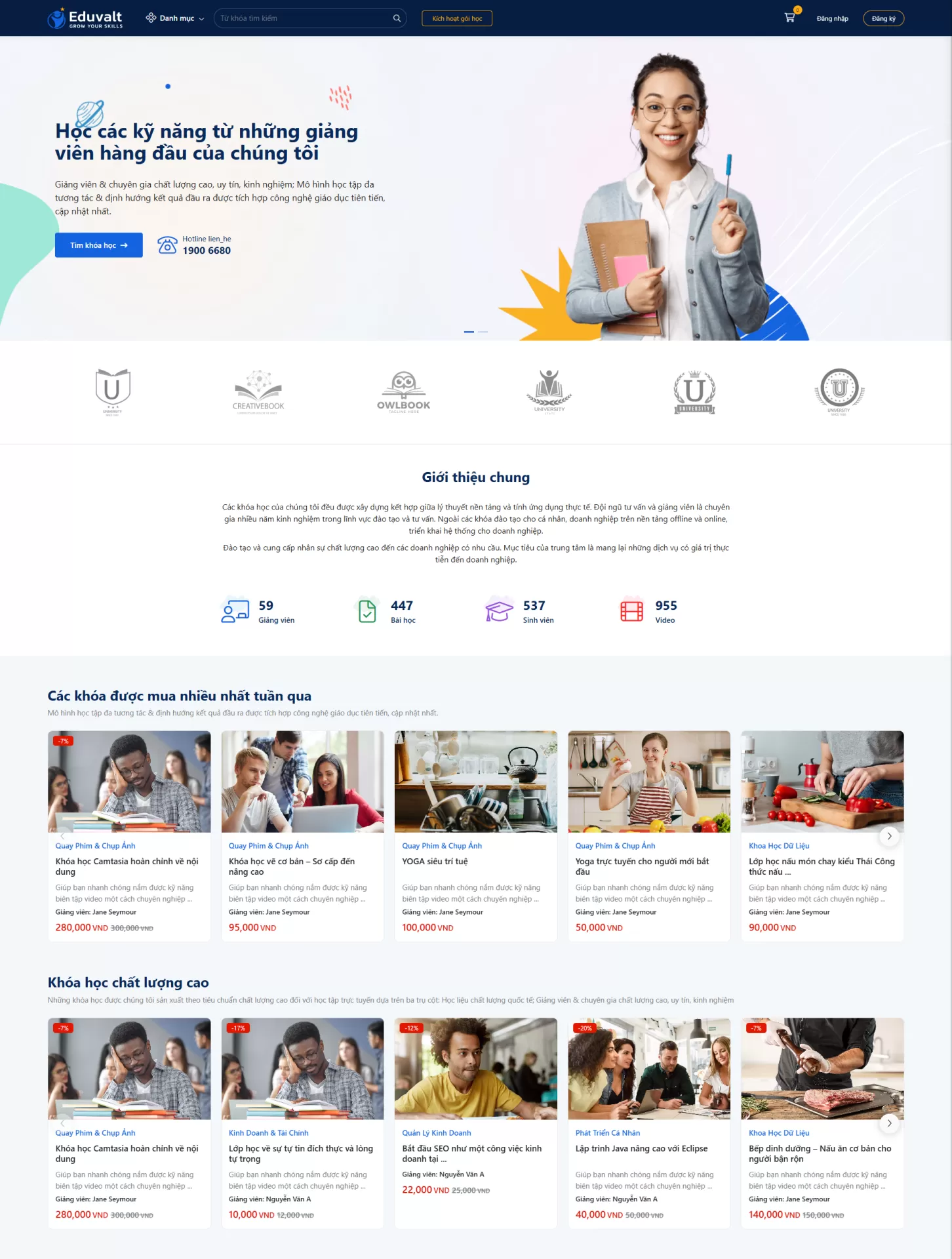 Mẫu Website Giáo dục 05