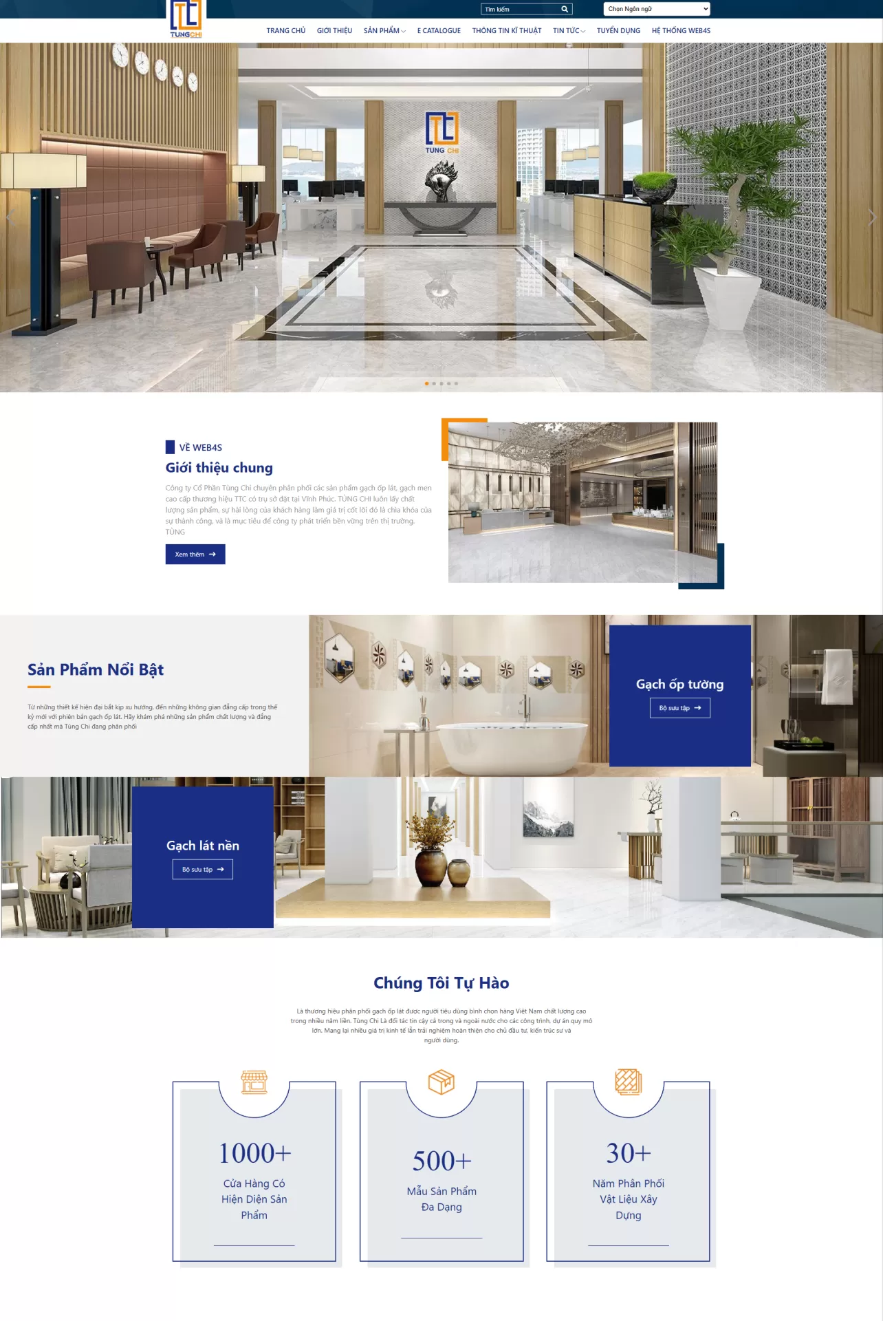 Mẫu Website Nội thất 07