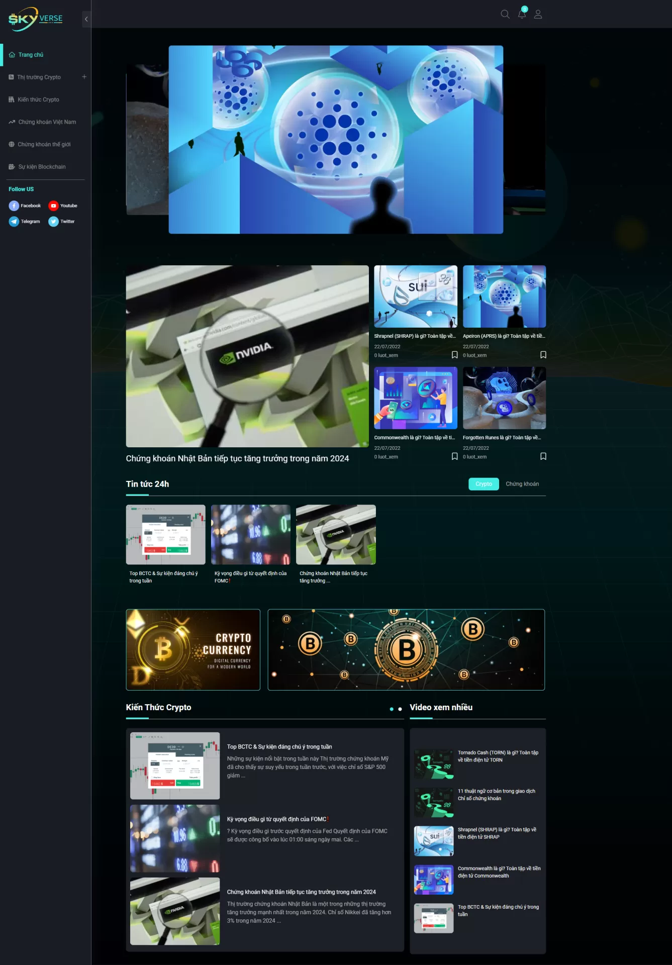 Mẫu Website Tài chính 01