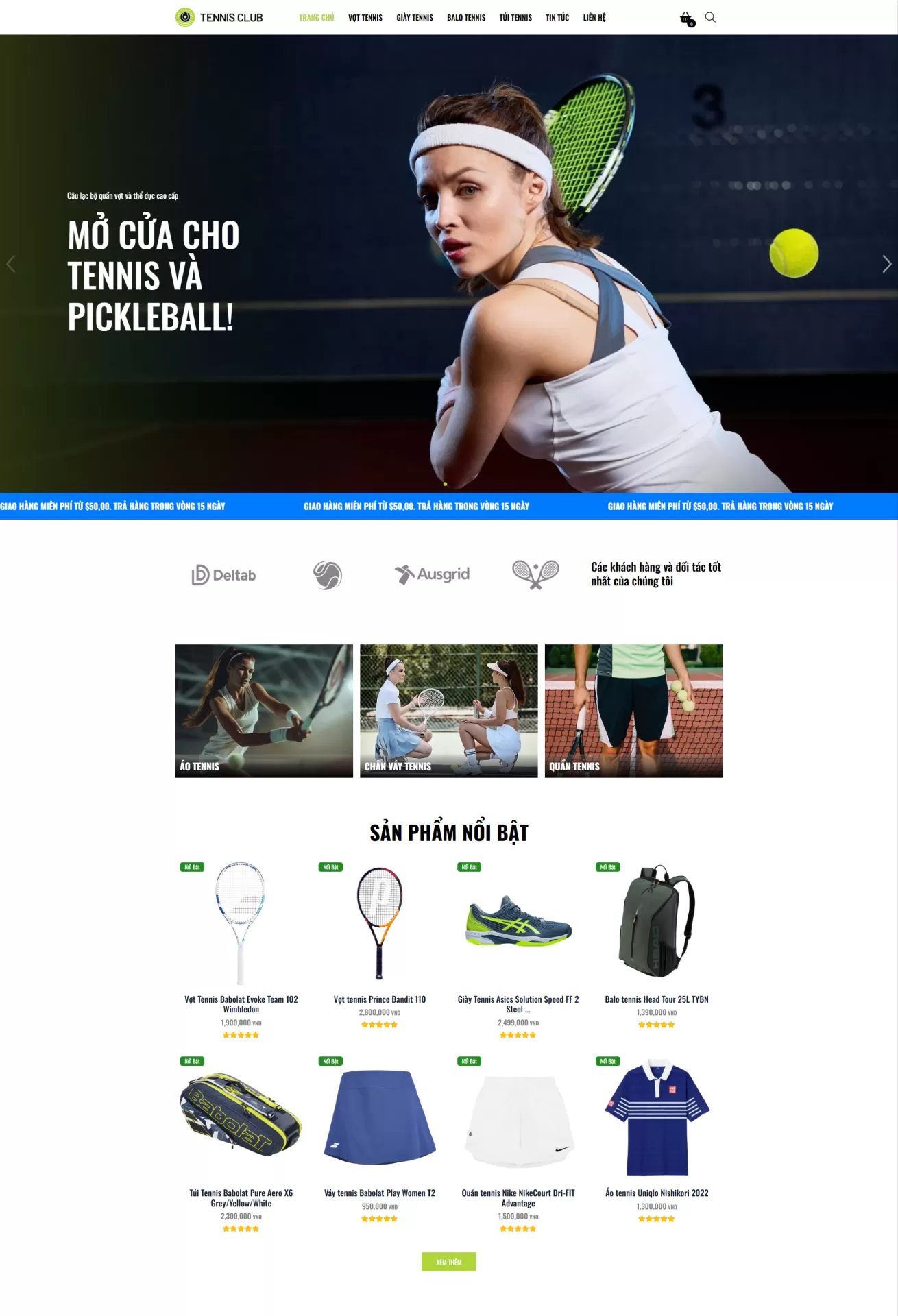 Mẫu Website Thể thao 02