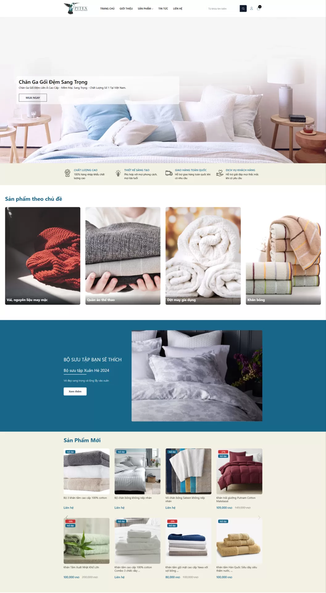 Mẫu Website Thời trang 03