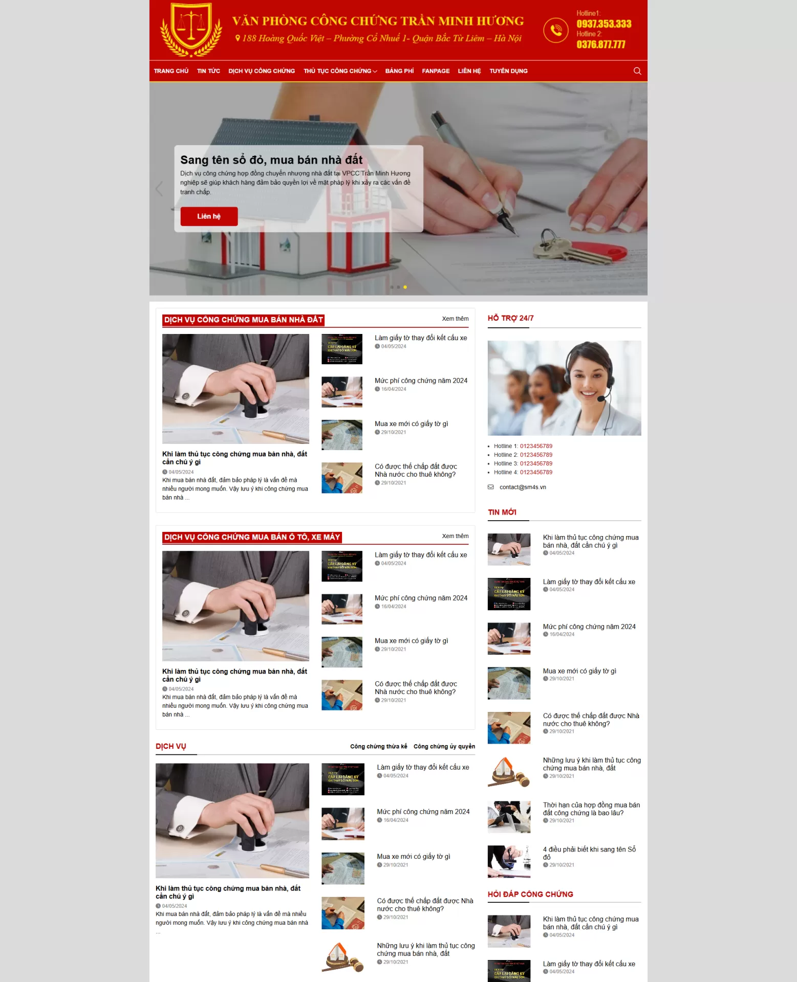 Mẫu Website Tin tức 02
