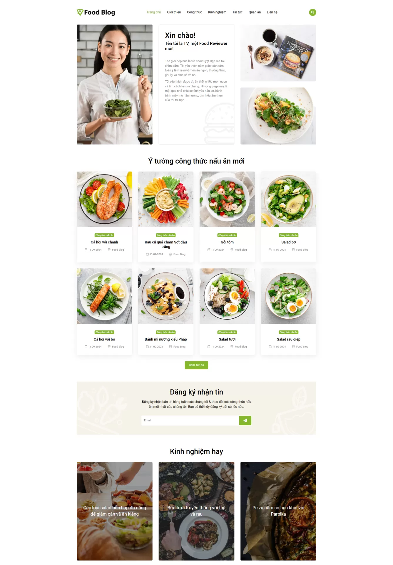 Mẫu Website Tin tức 04