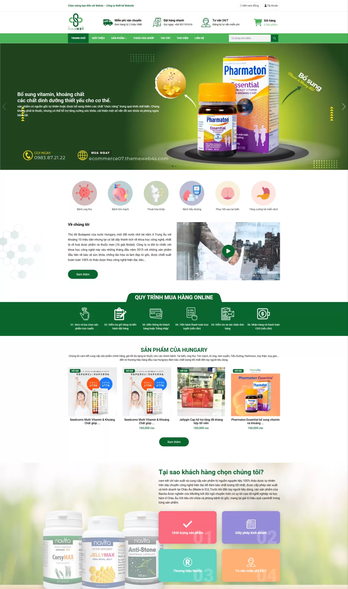 Mẫu Website Y Tế 03