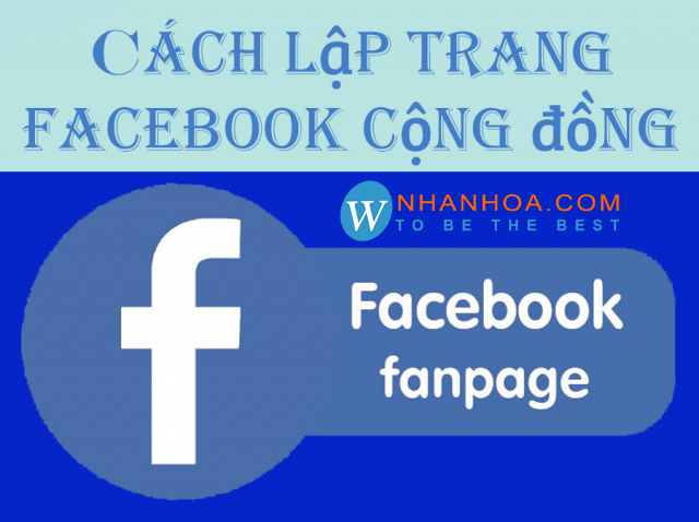 Cách lập trang facebook cộng đồng