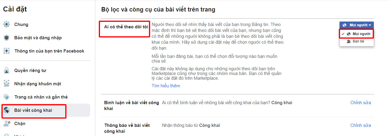 Cách tăng lượt theo dõi trên facebook