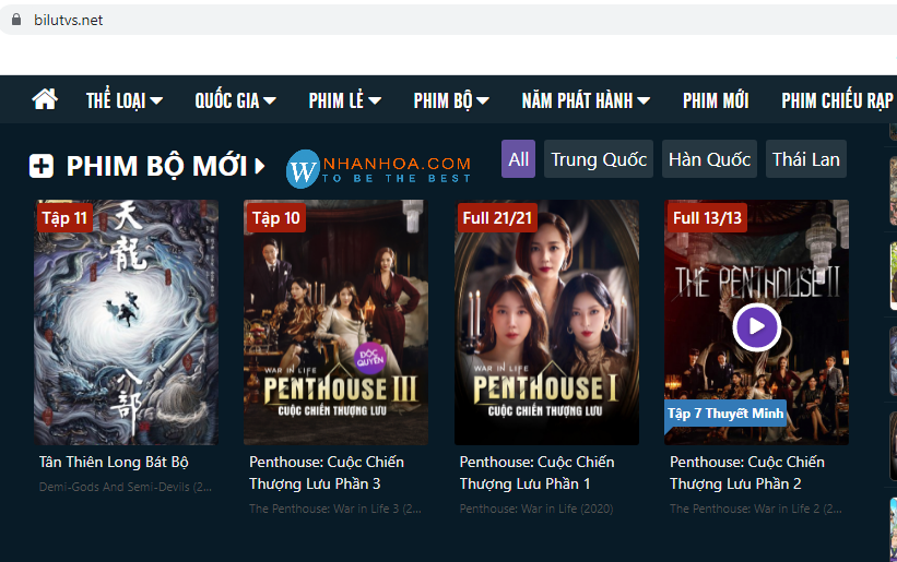C c trang web xem phim full hd t t nh t