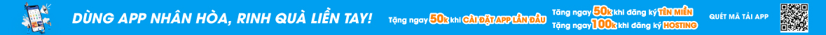 Bảng giá đại lý Tên miền Việt Nam và Quốc tế, Hosting, VPS, Server Web tại Nhân Hòa